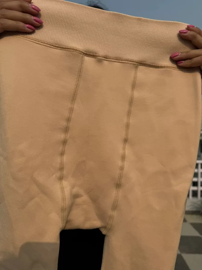 Fleece Lined Super Warm Leggings (Free Size)