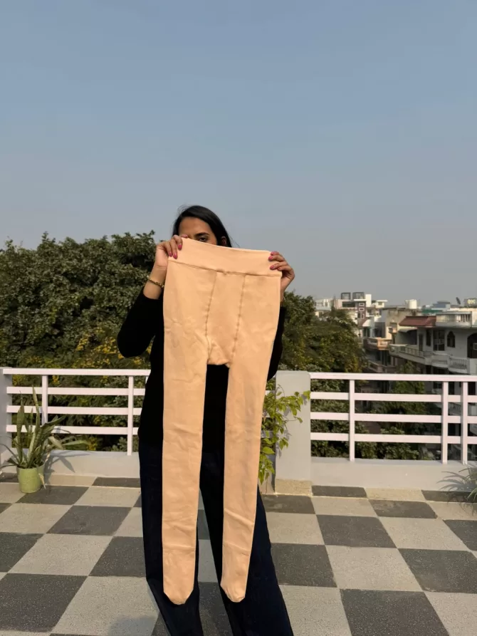 Fleece Lined Super Warm Leggings (Free Size)