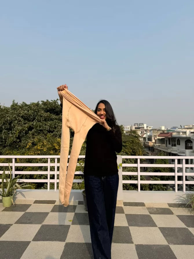 Fleece Lined Super Warm Leggings (Free Size)