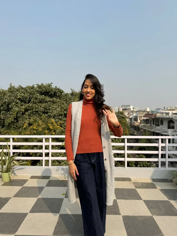 Grey Woollen Shrug (Free Size)