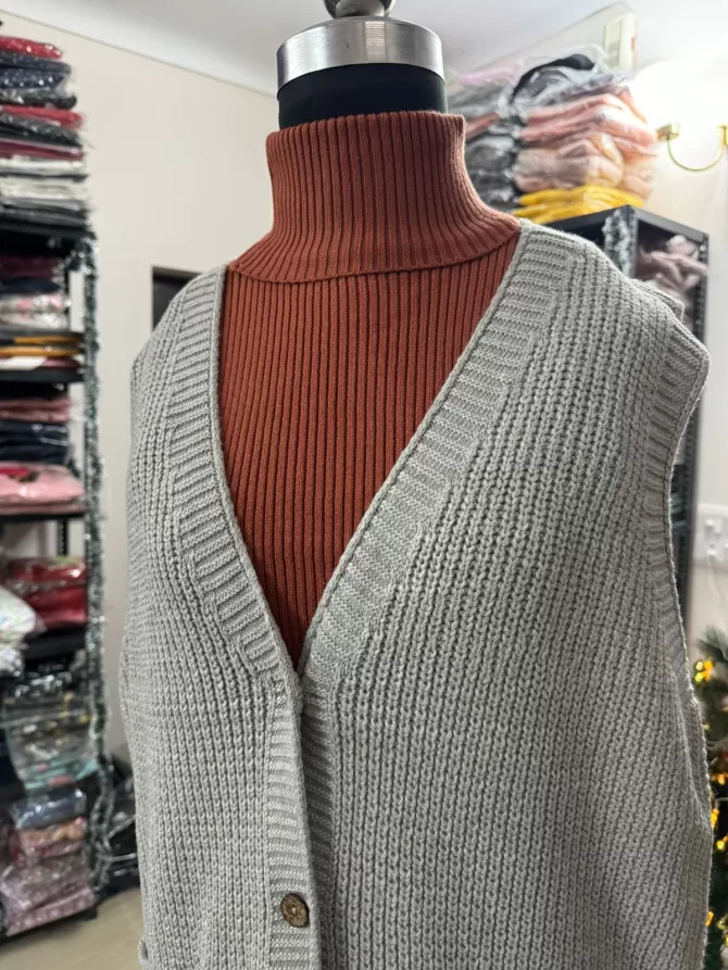Grey Woollen Shrug (Free Size)