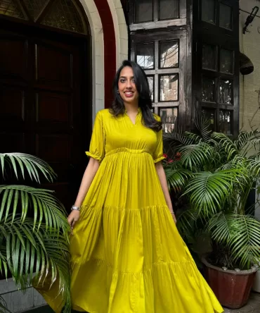 Serene Tiered Maxi (Luxe Collection) – Green 2