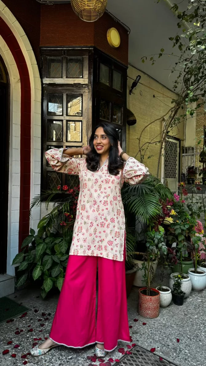 Magic Cream Kurta Set (Premium Collection)