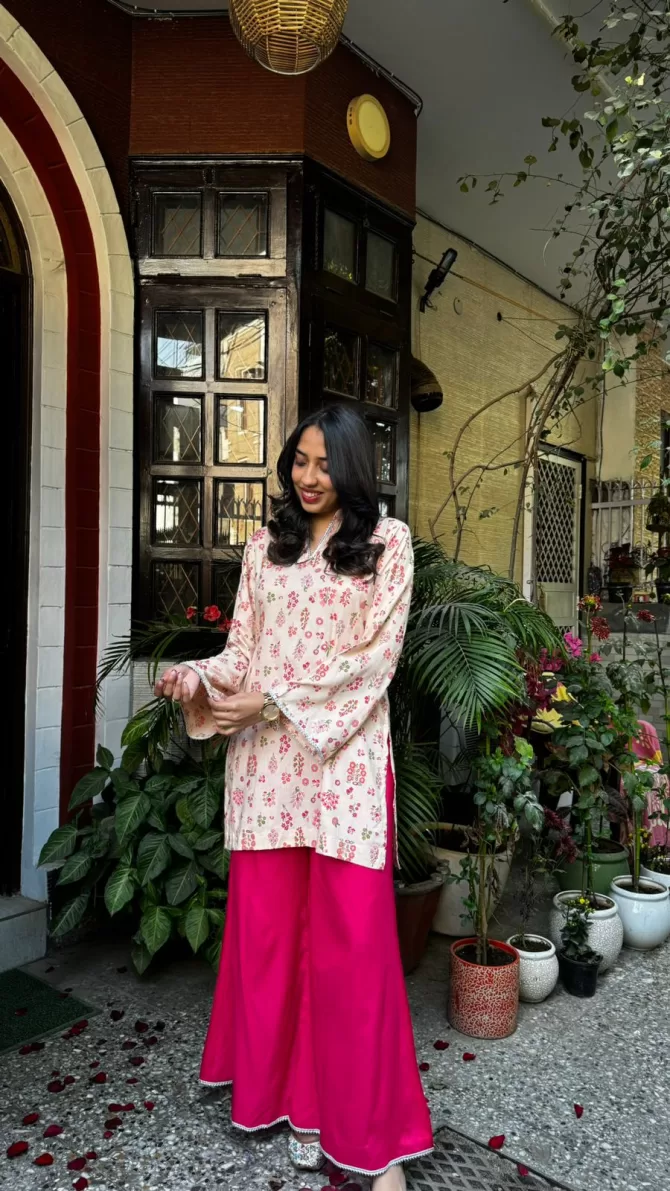 Magic Cream Kurta Set (Premium Collection)