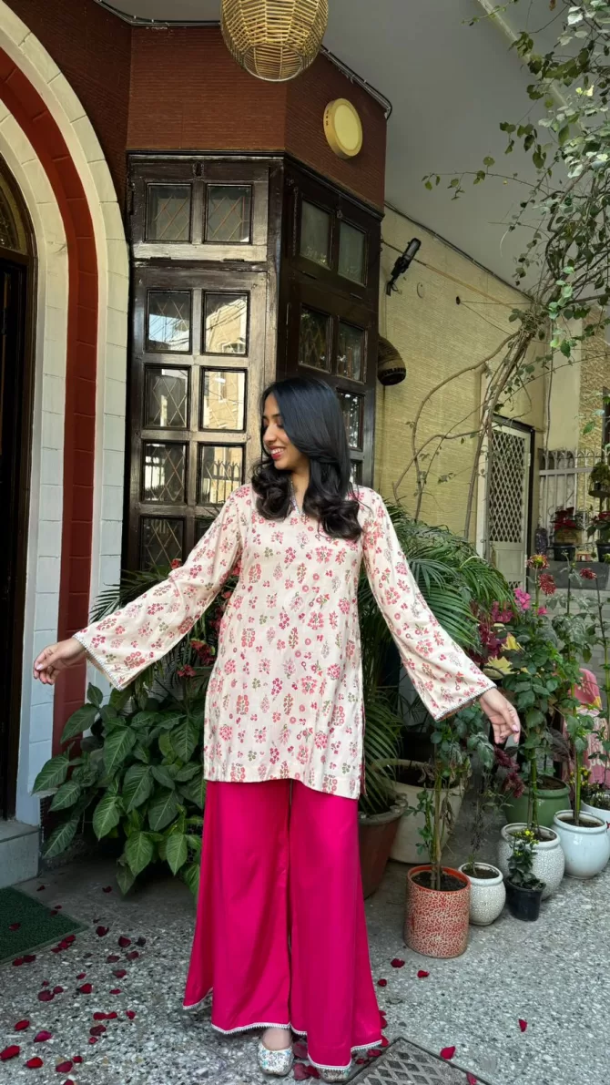 Magic Cream Kurta Set (Premium Collection)