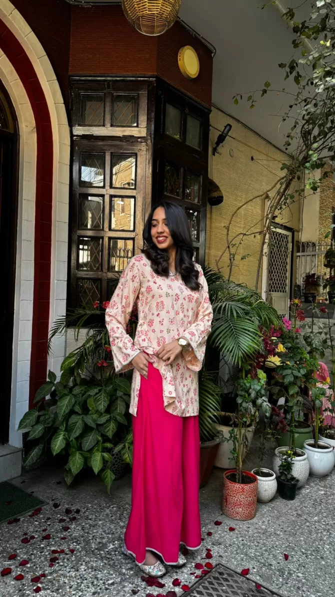 Magic Cream Kurta Set (Premium Collection)