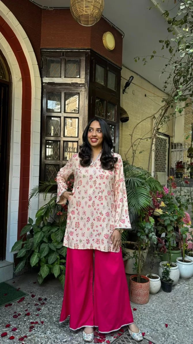 Magic Cream Kurta Set (Premium Collection)