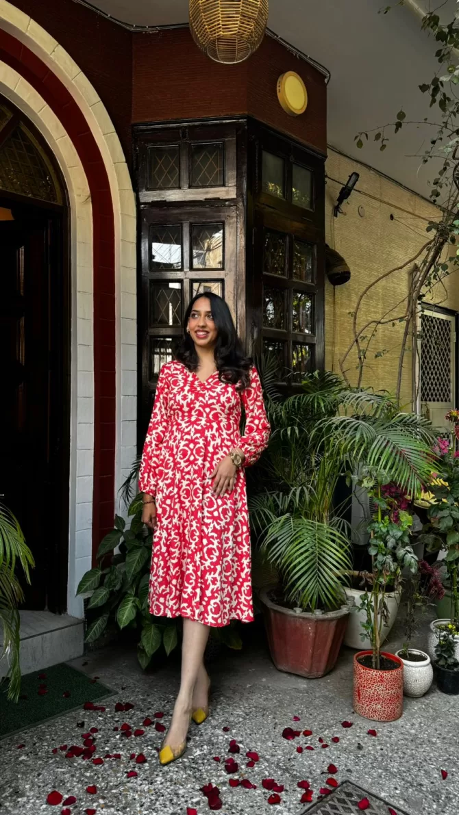 Forever Valentine Midi Dress (Premium Collection)