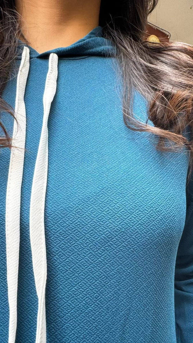 Sapphire Jogger Set With Hoodie