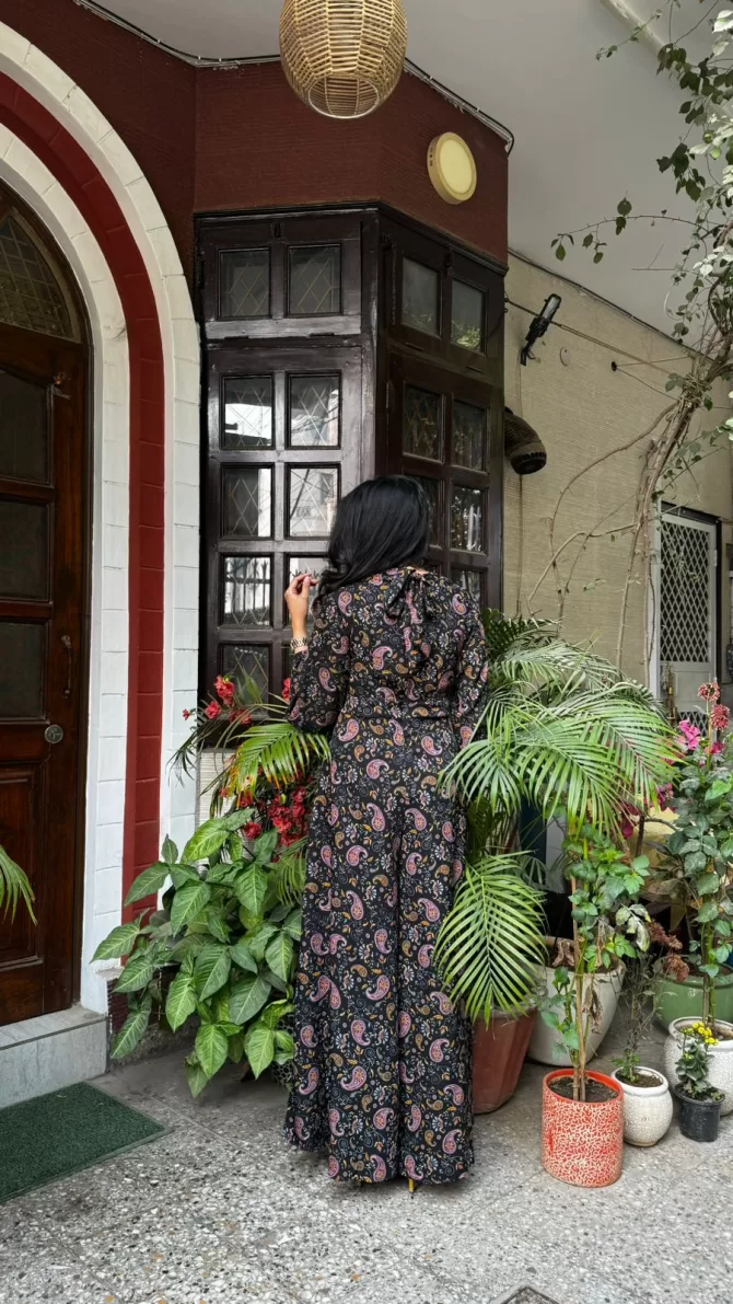 Sleeved Luxe Jumpsuit - Autumn