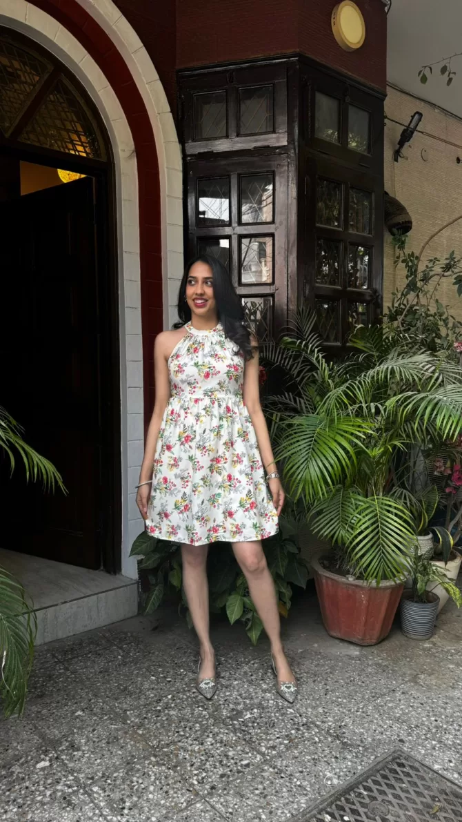 Floral Halter Dress