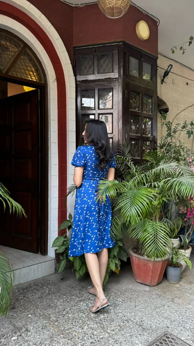 Butterfly Bliss Wrap Dress