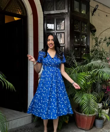 Butterfly Bliss Wrap Dress
