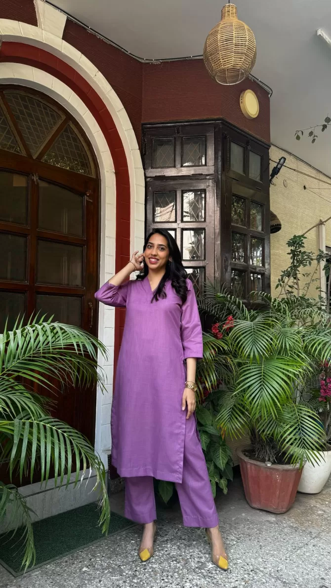 Luxe Lady Cotton Set - Purple