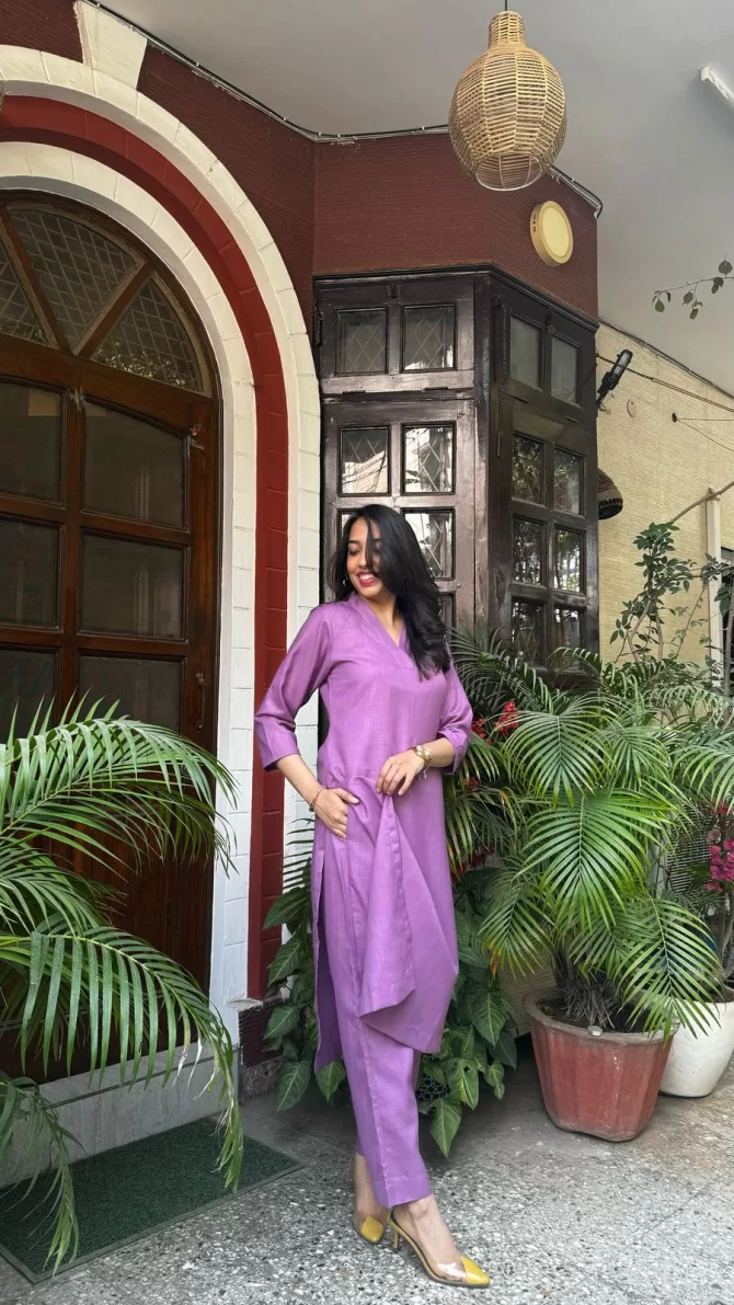 Luxe Lady Cotton Set - Purple