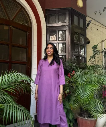 Luxe Lady Cotton Set – Purple