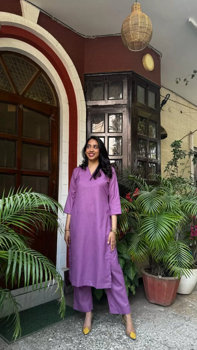 Luxe Lady Cotton Set - Purple