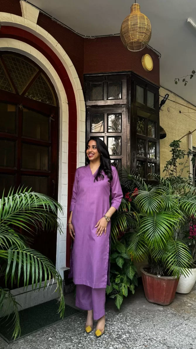 Luxe Lady Cotton Set - Purple