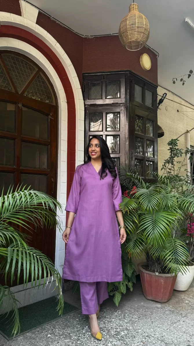 Luxe Lady Cotton Set - Purple