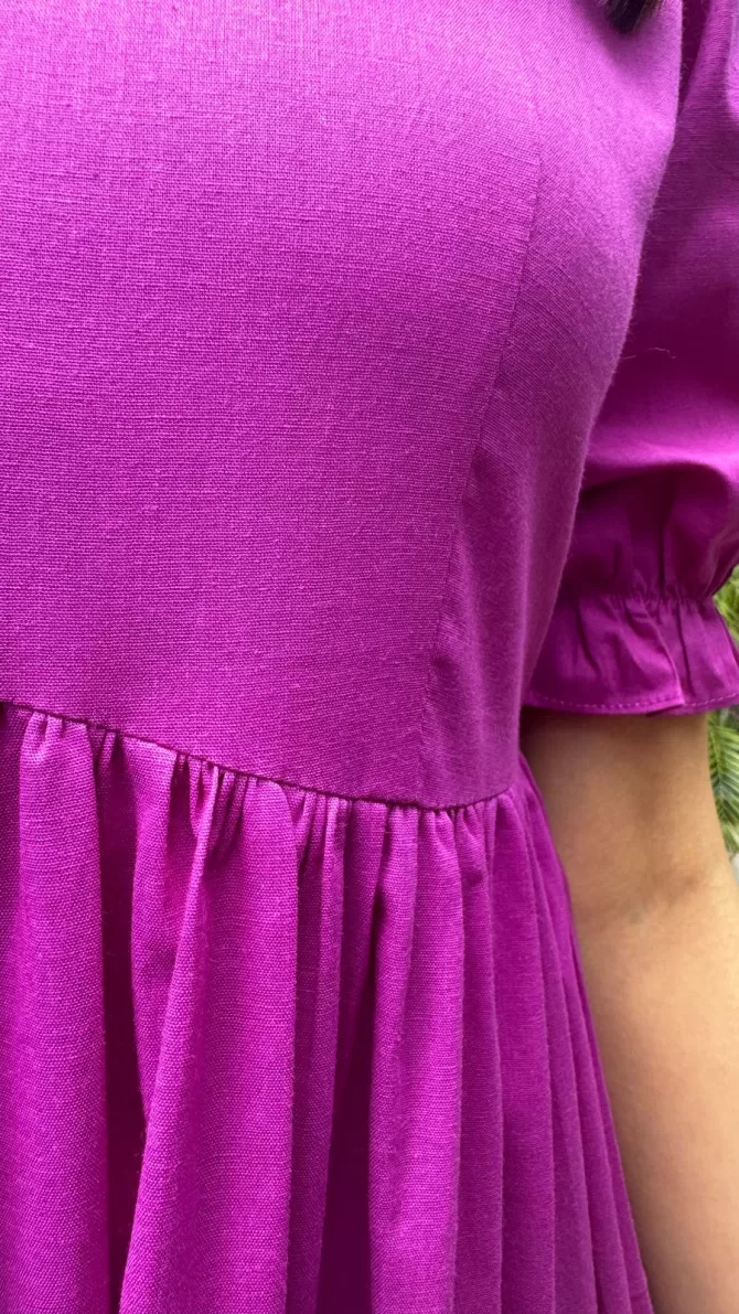 Splash of Color Cotton Maxi - Purple
