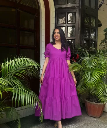 Splash of Color Cotton Maxi – Purple 2
