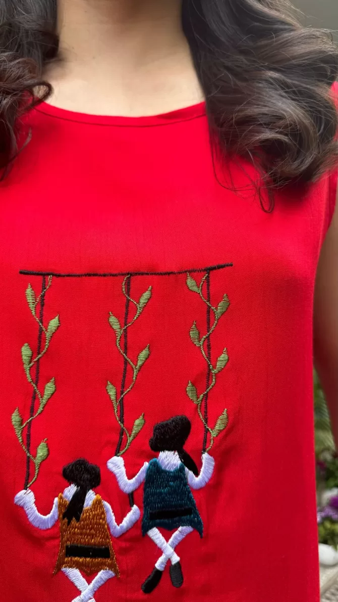 Swinging into Summer Set- Red (Premium Collection)