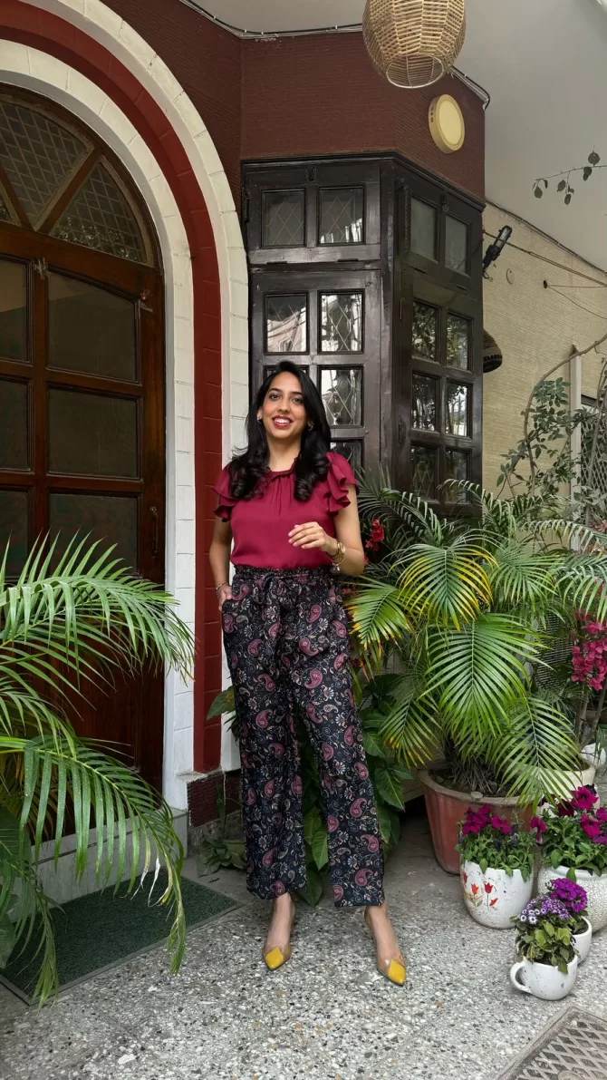Luxe Printed Trousers - Autumn