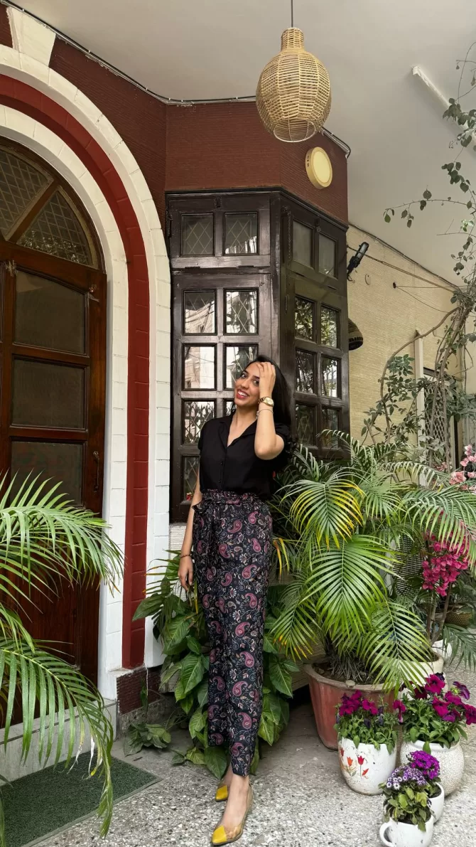 Luxe Printed Trousers - Autumn