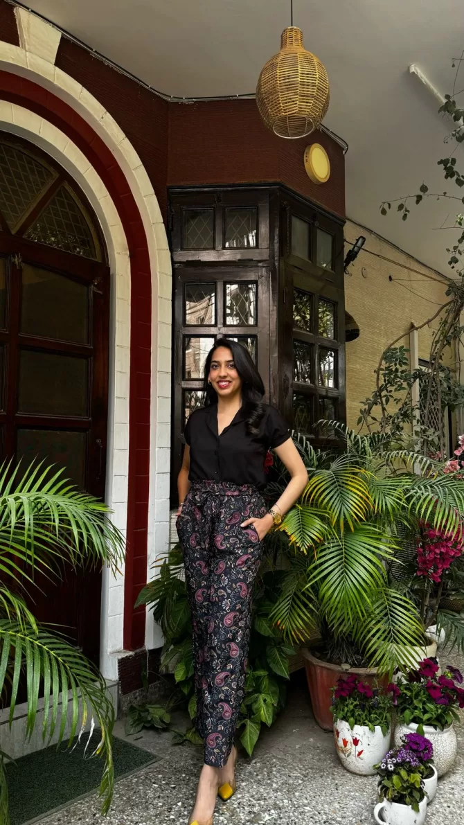 Luxe Printed Trousers - Autumn