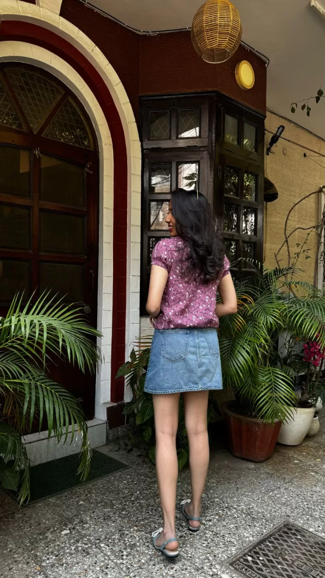 Founder's Fav Cotton Top - Purple