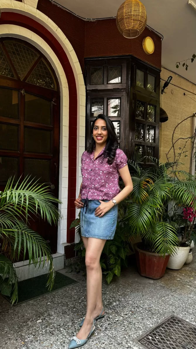 Founder's Fav Cotton Top - Purple