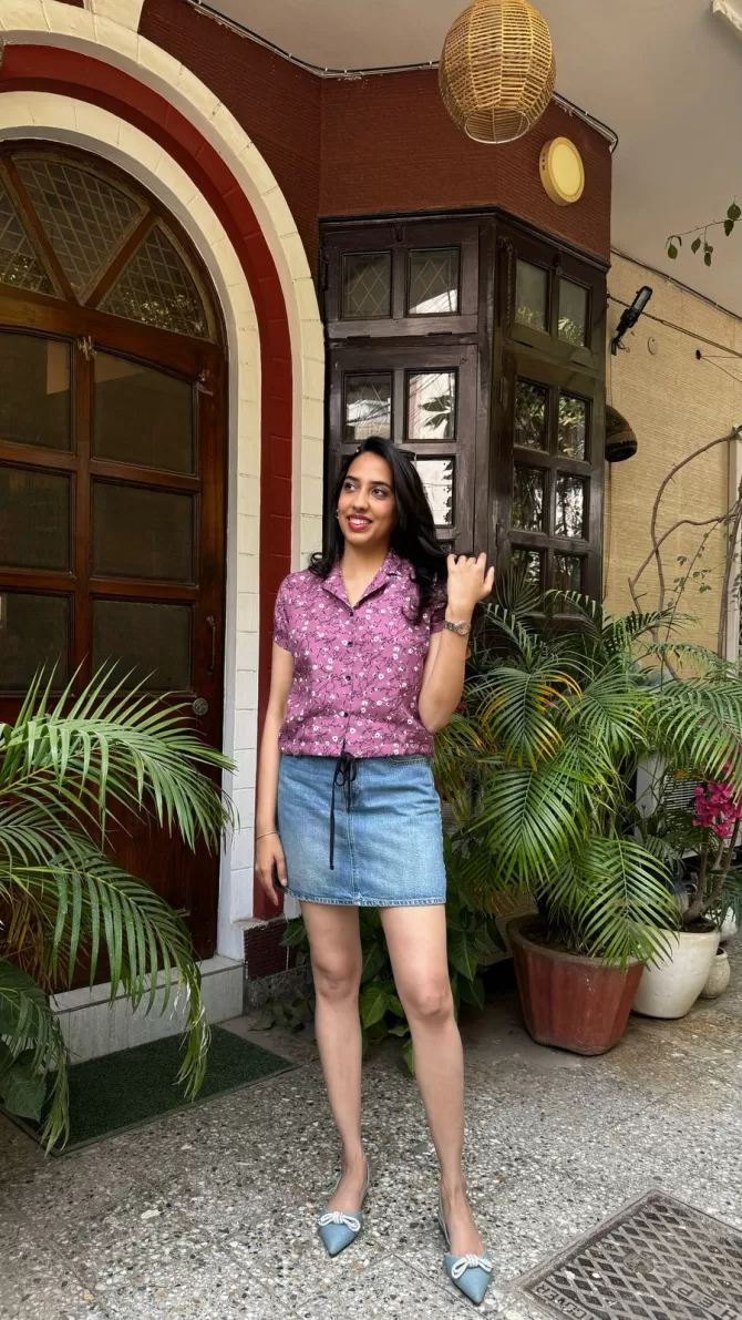 Founder's Fav Cotton Top - Purple