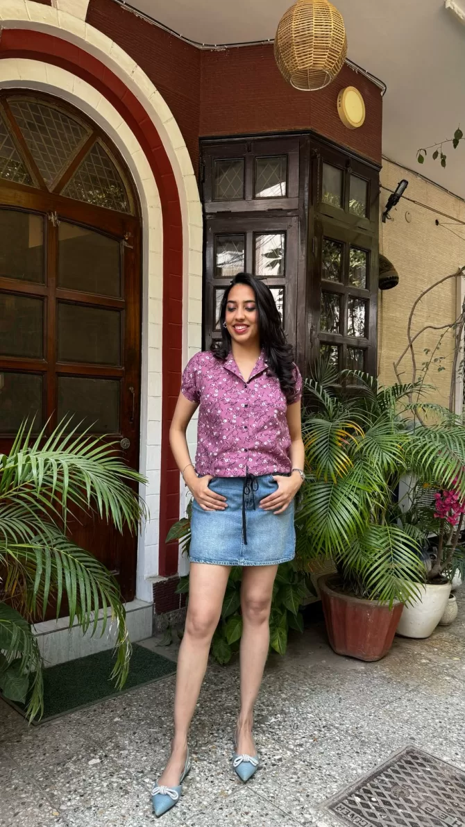 Founder's Fav Cotton Top - Purple