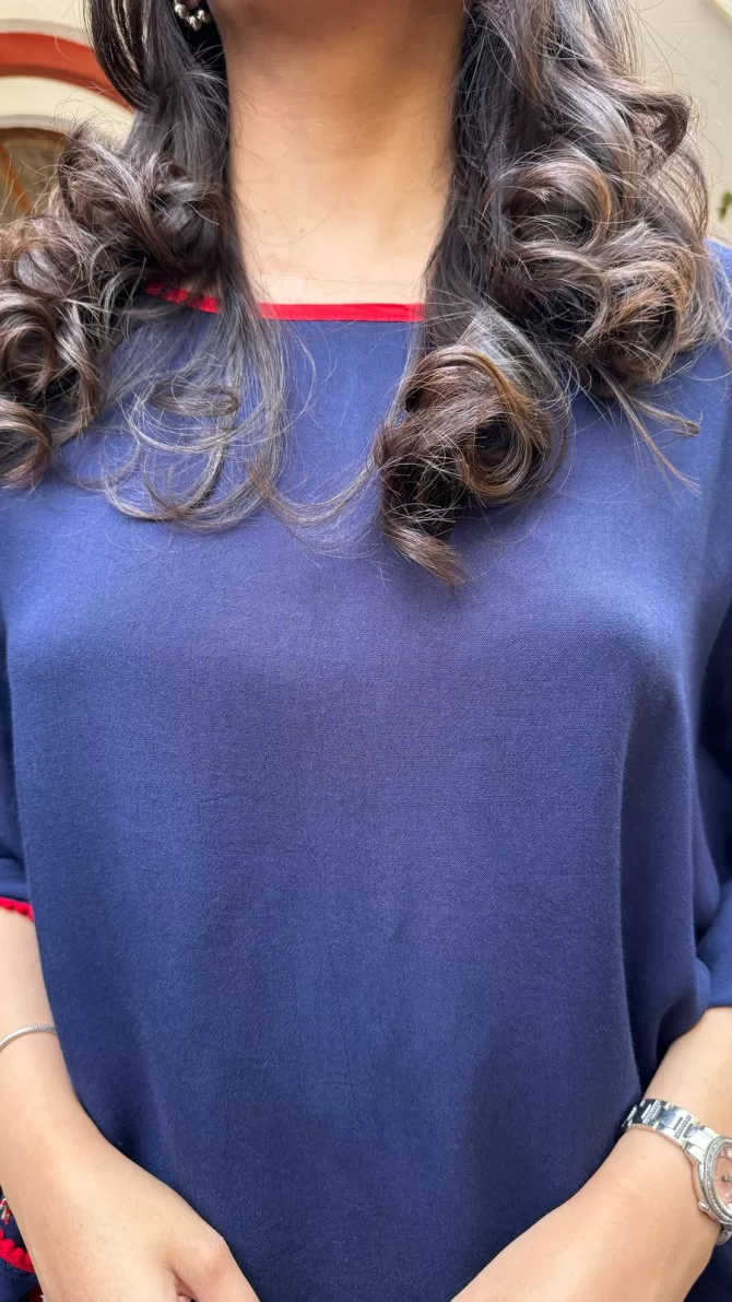 Cape-tivating Top - Blue