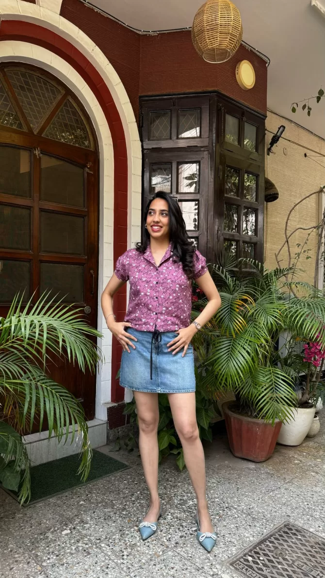 Founder's Fav Cotton Top - Purple