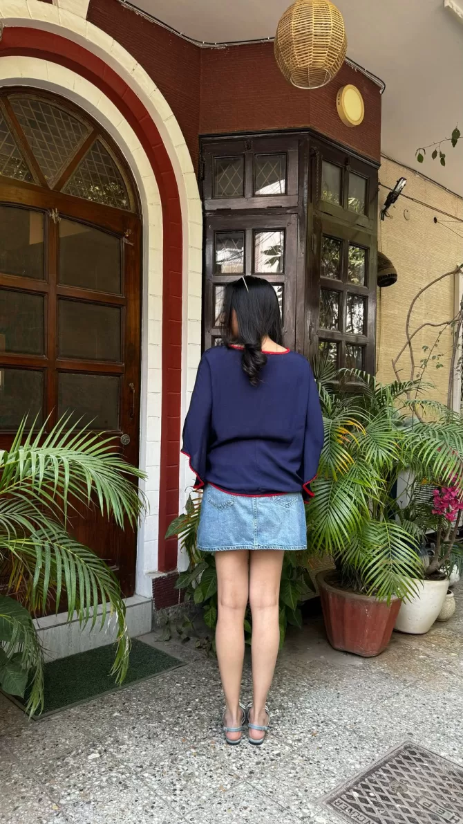 Cape-tivating Top - Blue