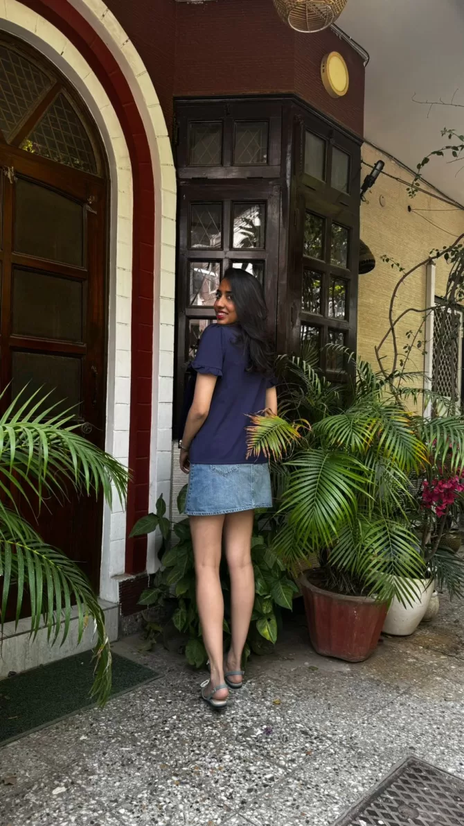 Alia Top - Navy