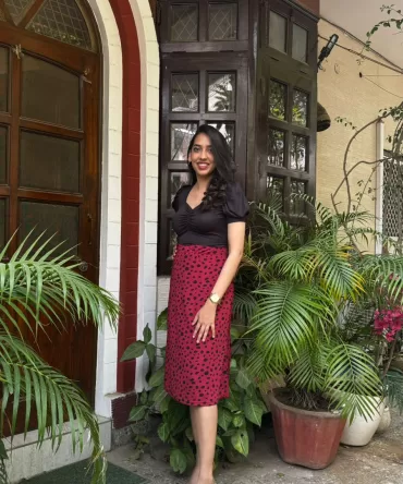 Spotlight Skirt & Top Set- Maroon