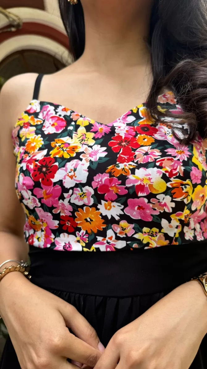 Petals Layered Maxi Dress - Summer