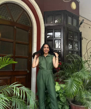 Hero Georgette Jumpsuit – Green