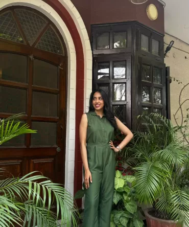 Hero Georgette Jumpsuit – Green 2