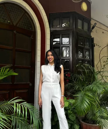 Hero Georgette Jumpsuit – White