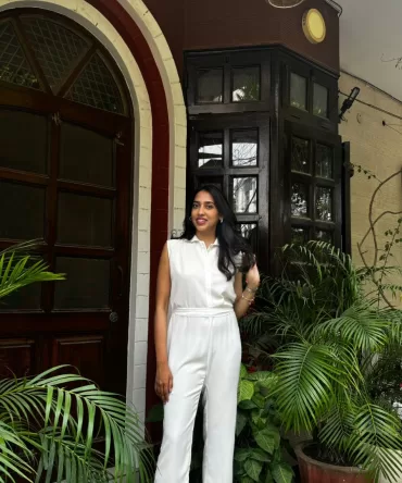 Hero Georgette Jumpsuit – White 2