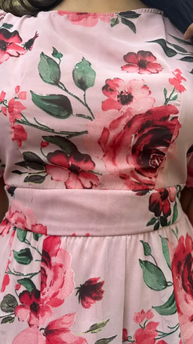Summer Dream Pastel Dress - Pink
