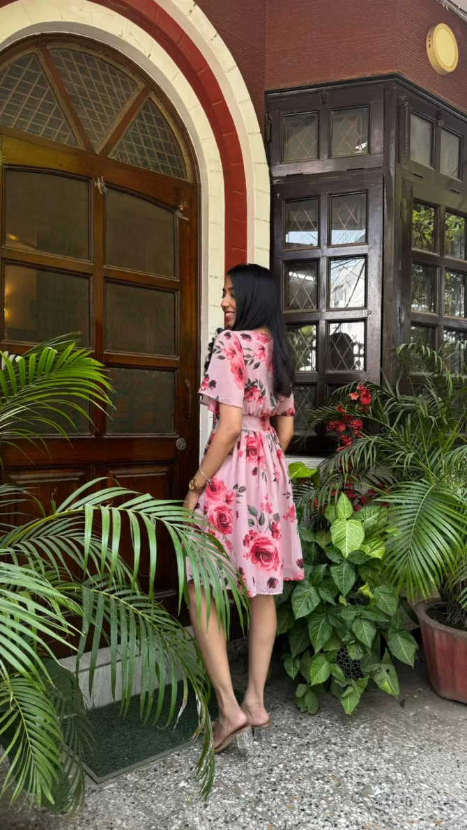 Summer Dream Pastel Dress - Pink