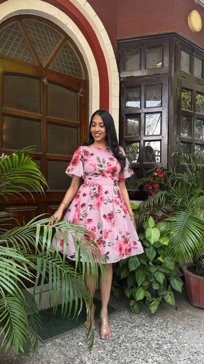 Summer Dream Pastel Dress - Pink