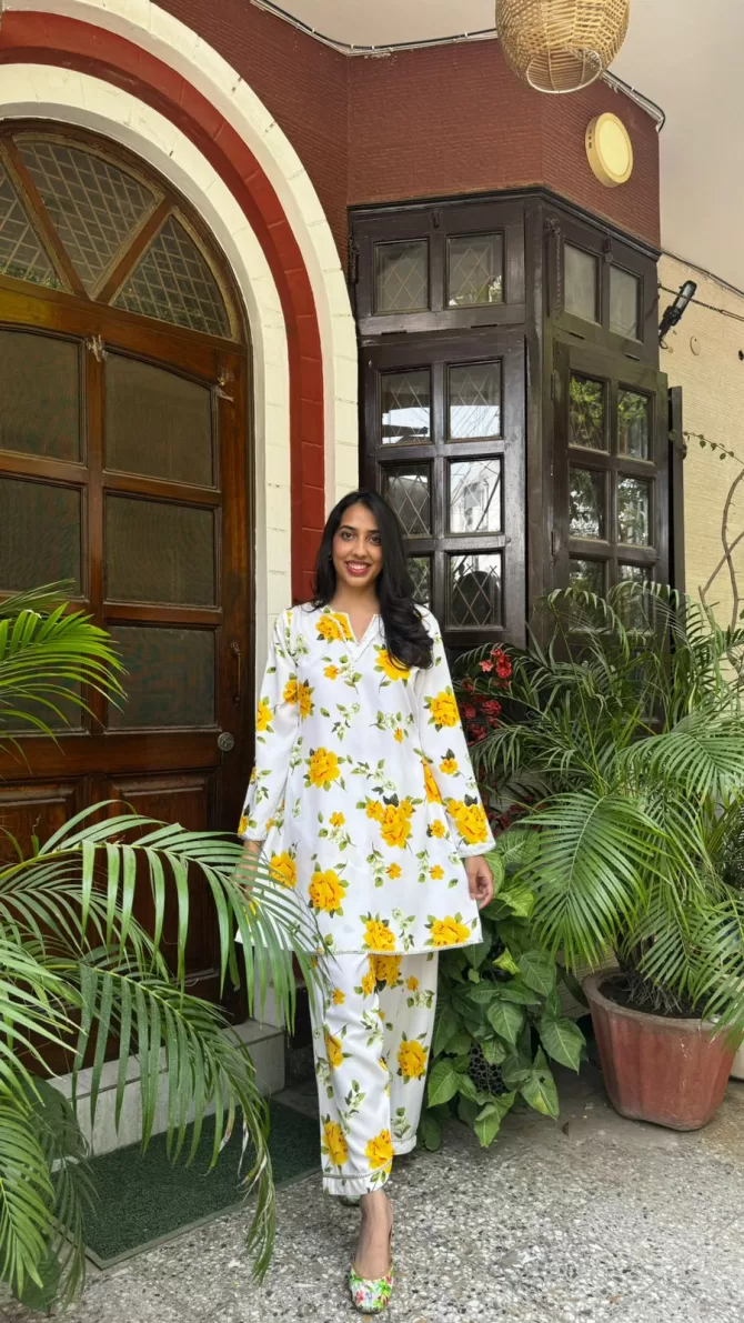 Afghan Jalebi Set - Yellow