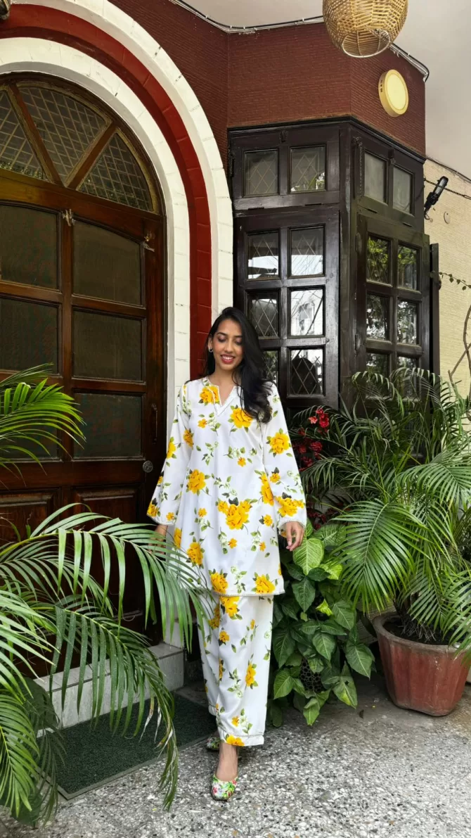 Afghan Jalebi Set - Yellow