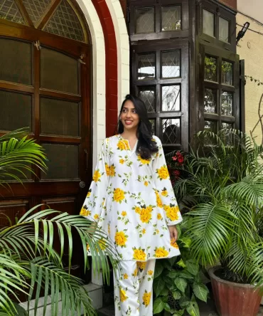 Afghan Jalebi Set – Yellow