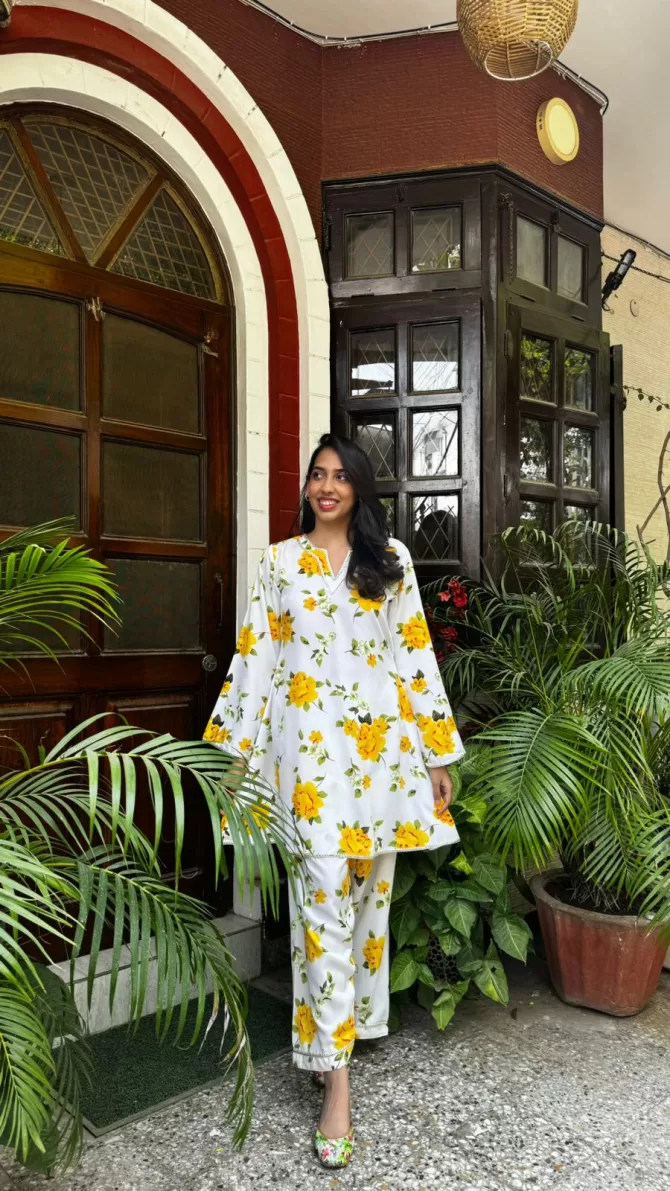 Afghan Jalebi Set - Yellow